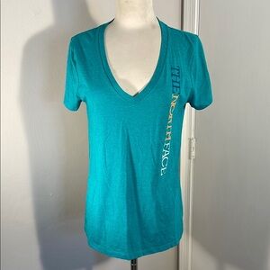 The North Face Blue Fitted Short Sleeve T-Shirt